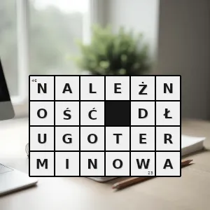 Hasło krzyżówkowe w ekonomii pieniądze należne od kontrahentów w okresie dłuższym niż rok od dnia bilansowego - należność długoterminowa – rozwiązanie, synonimy, podpowiedzi i definicje krzyżówkowe